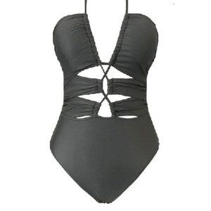 Cupshe Paint My Dream Halter One-piece Swimsuit